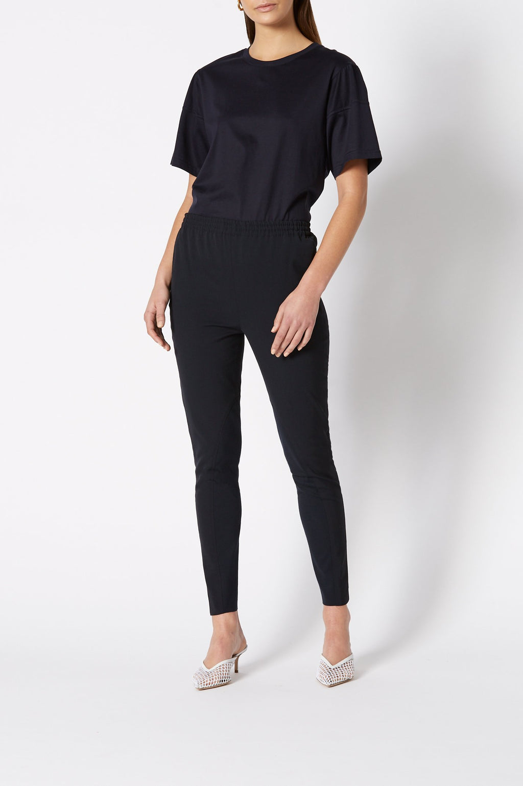 CREPE TRIM TROUSER