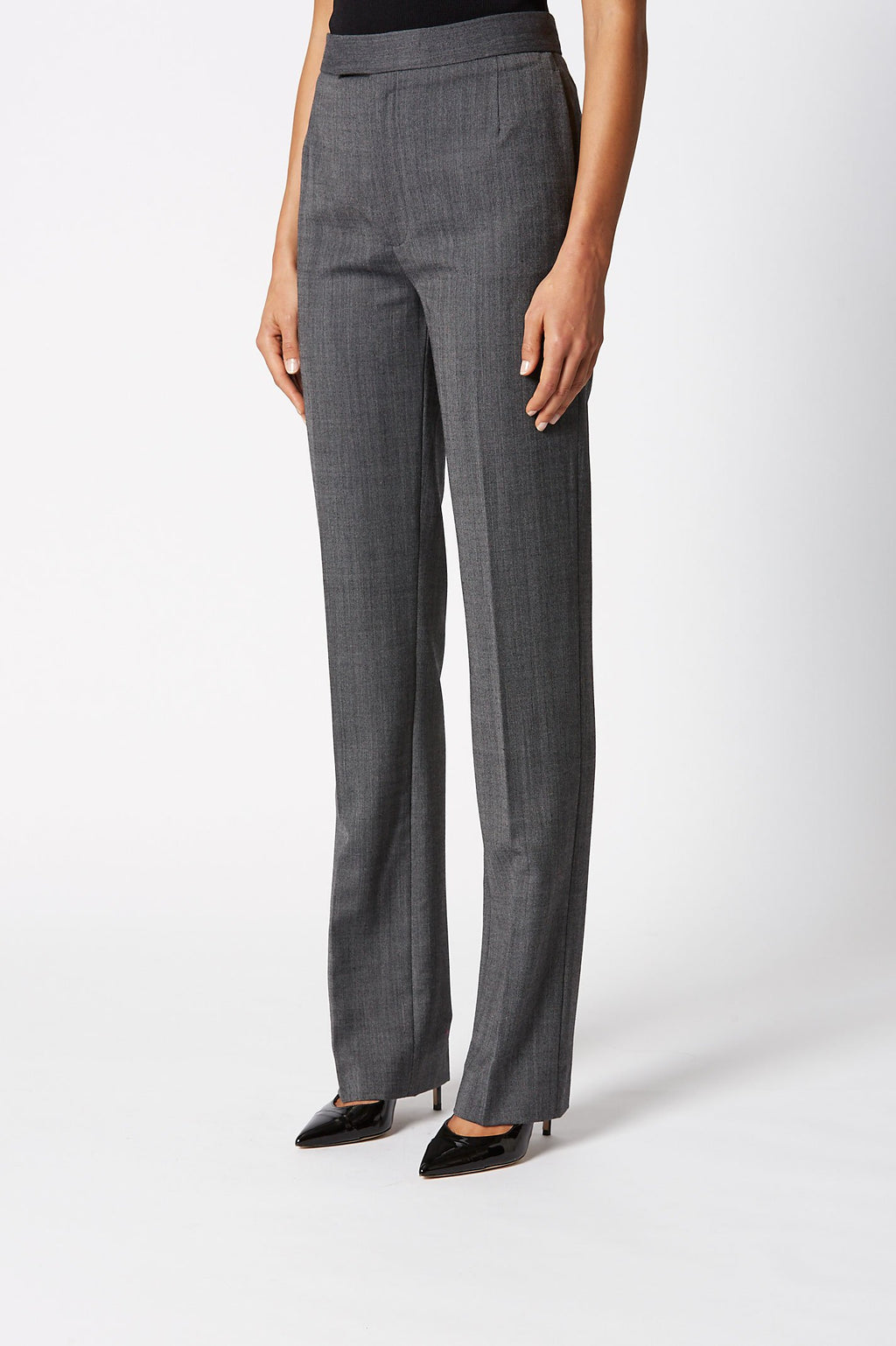 HERRINGBONE TAILORED TROUSER