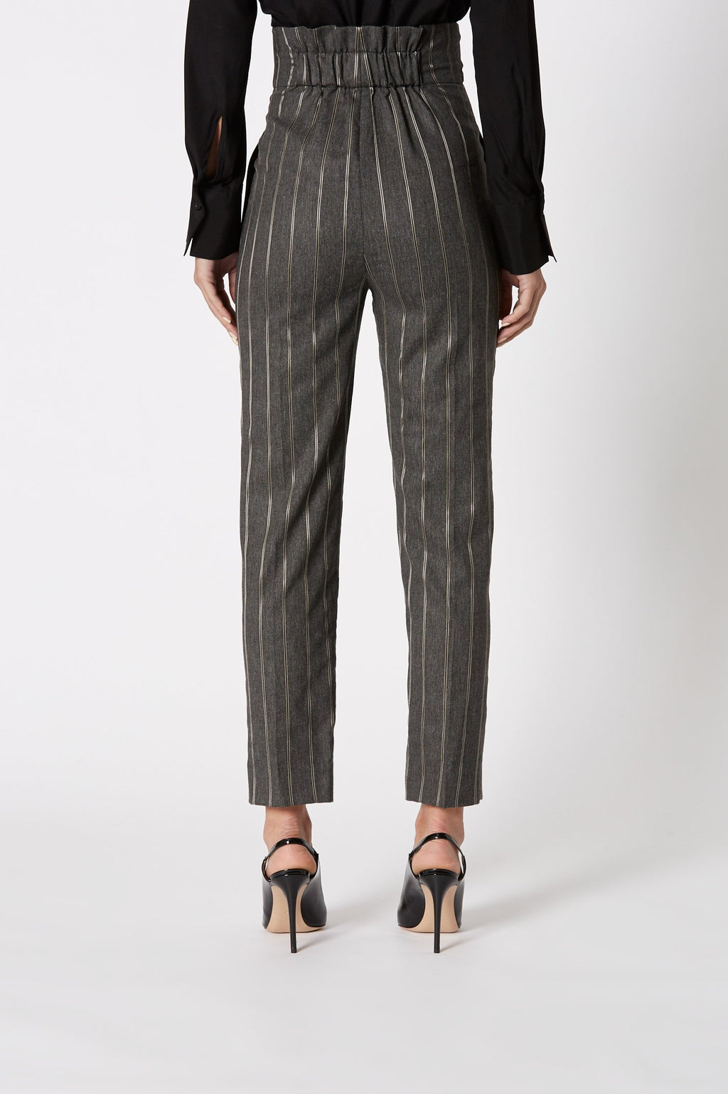 STRIPE HIGH WAIST TROUSER