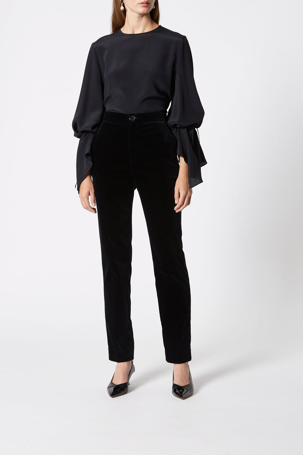 CDC FLUTE SLEEVE BLOUSE