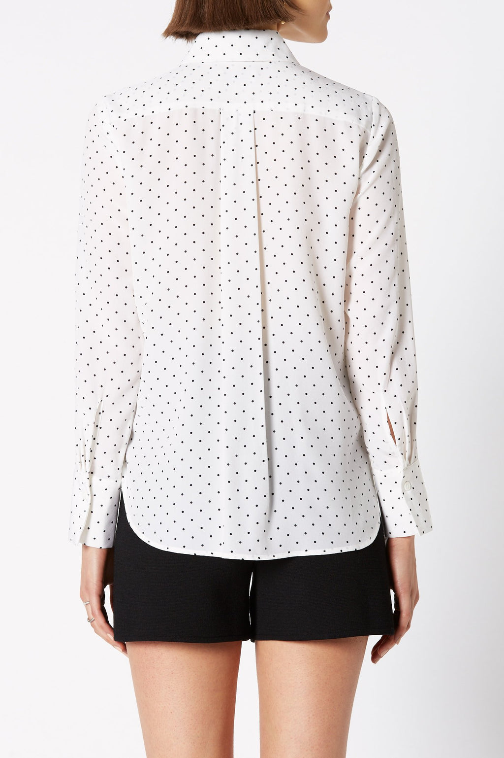 CDC SPOT RUFFLE BLOUSE