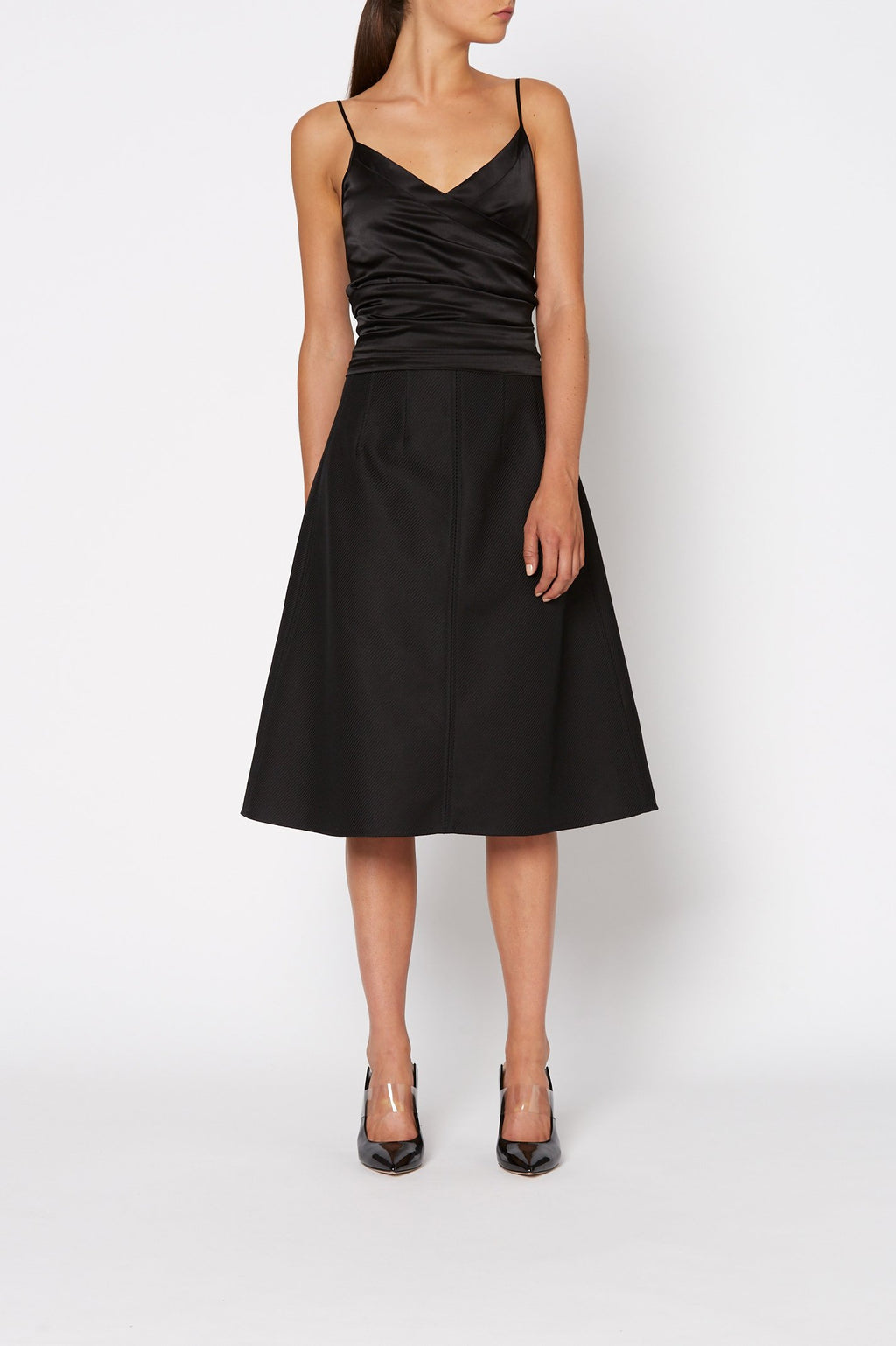 SILK WRAP CAMISOLE