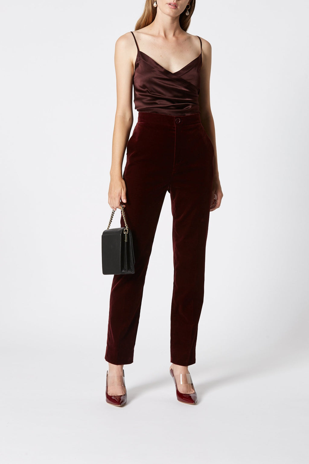 SILK WRAP CAMISOLE