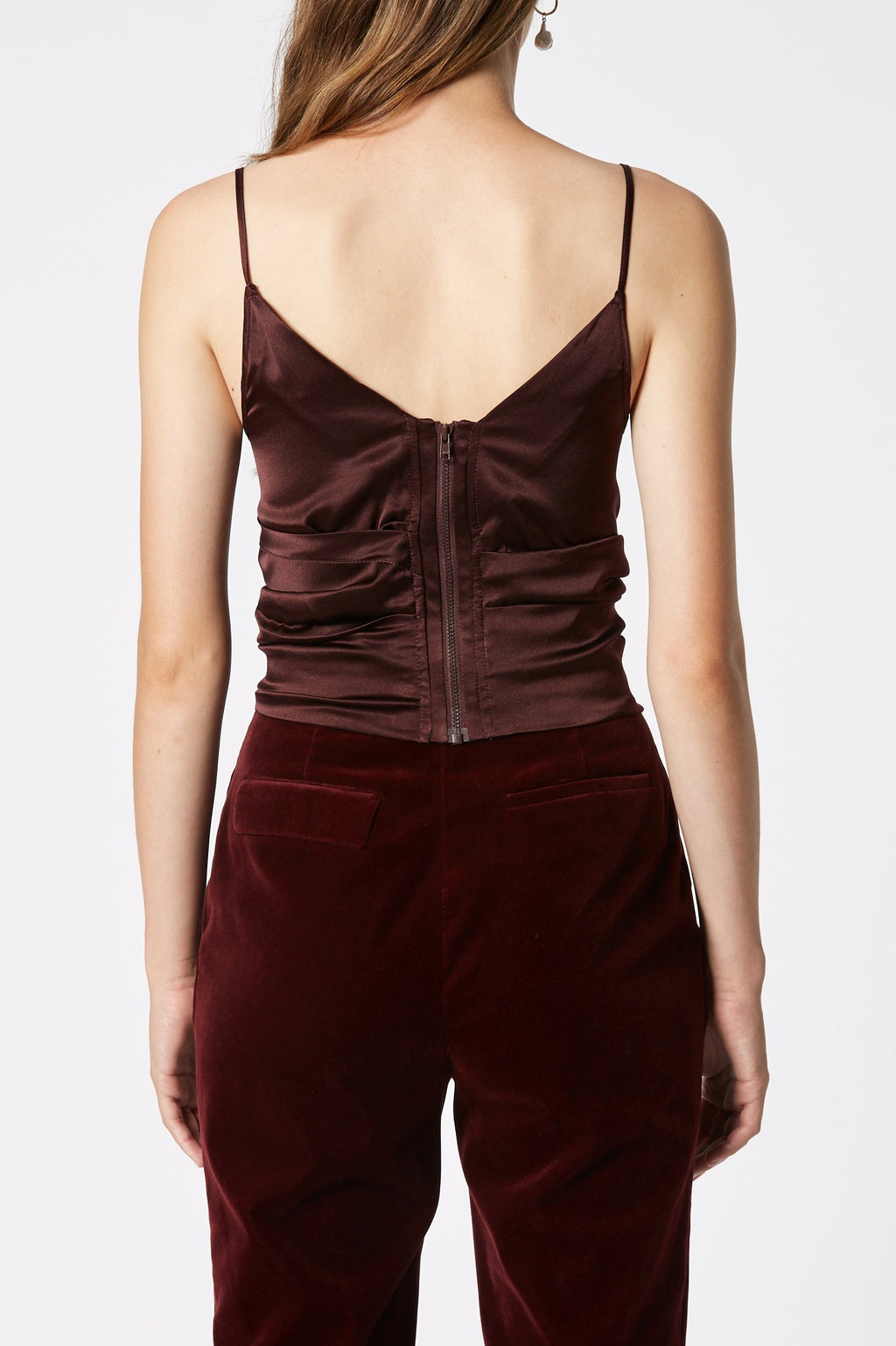 SILK WRAP CAMISOLE