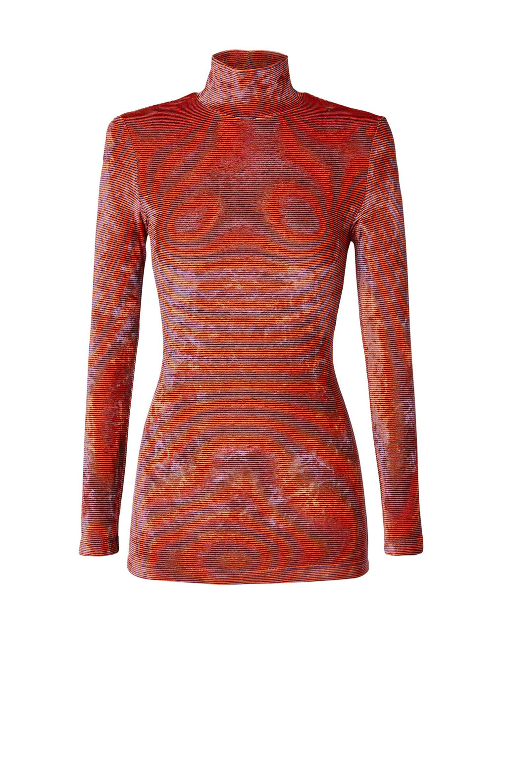 STRIPE VELOUR TOP