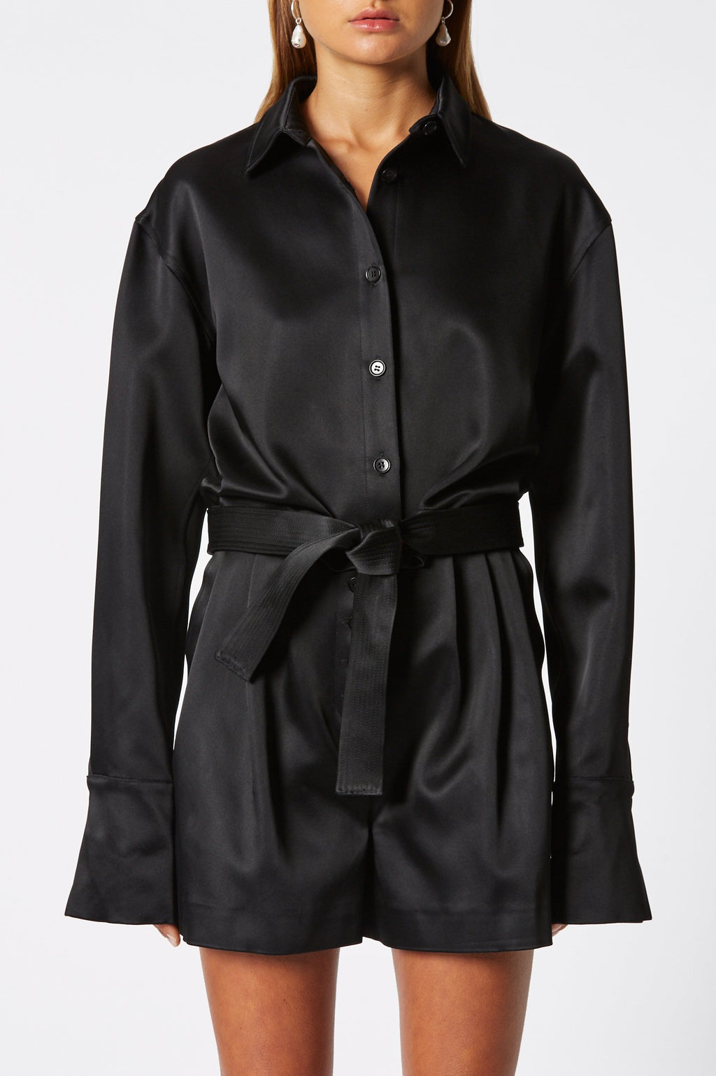 TECHNO SATIN SHIRT