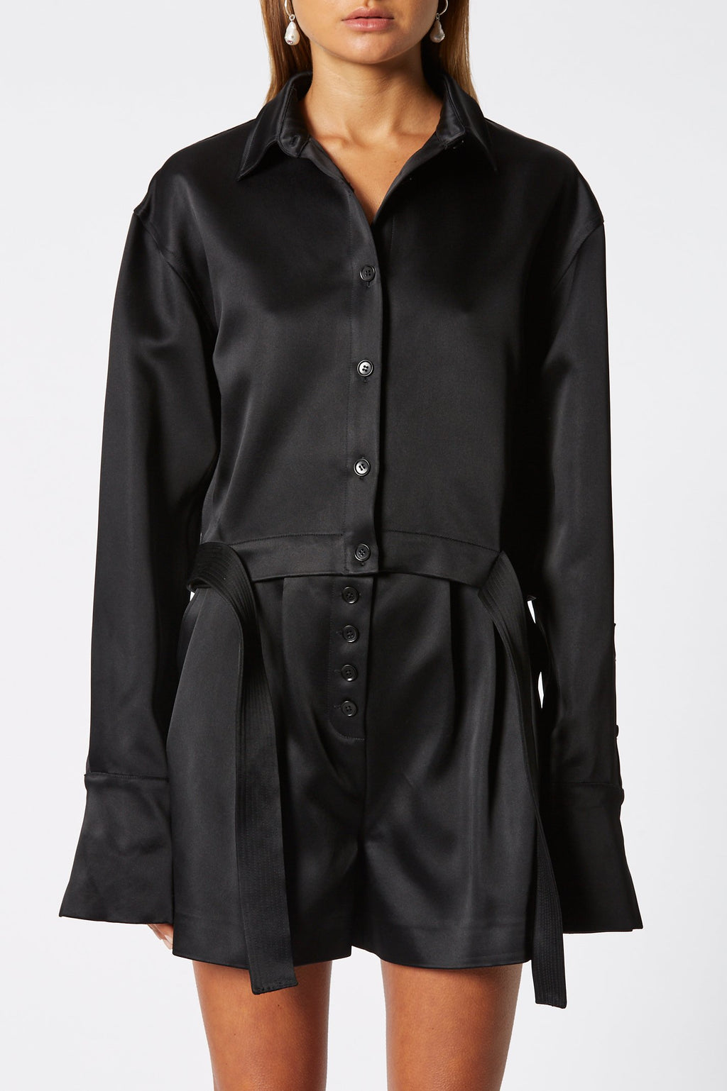 TECHNO SATIN SHIRT