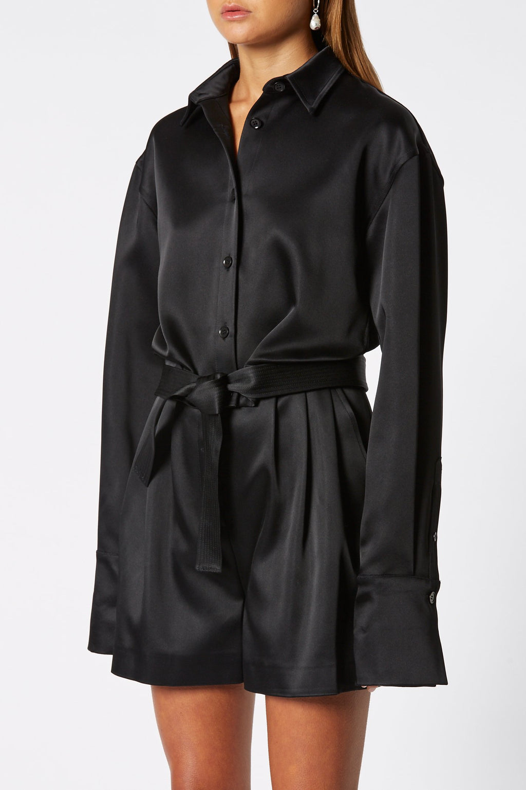 TECHNO SATIN SHIRT