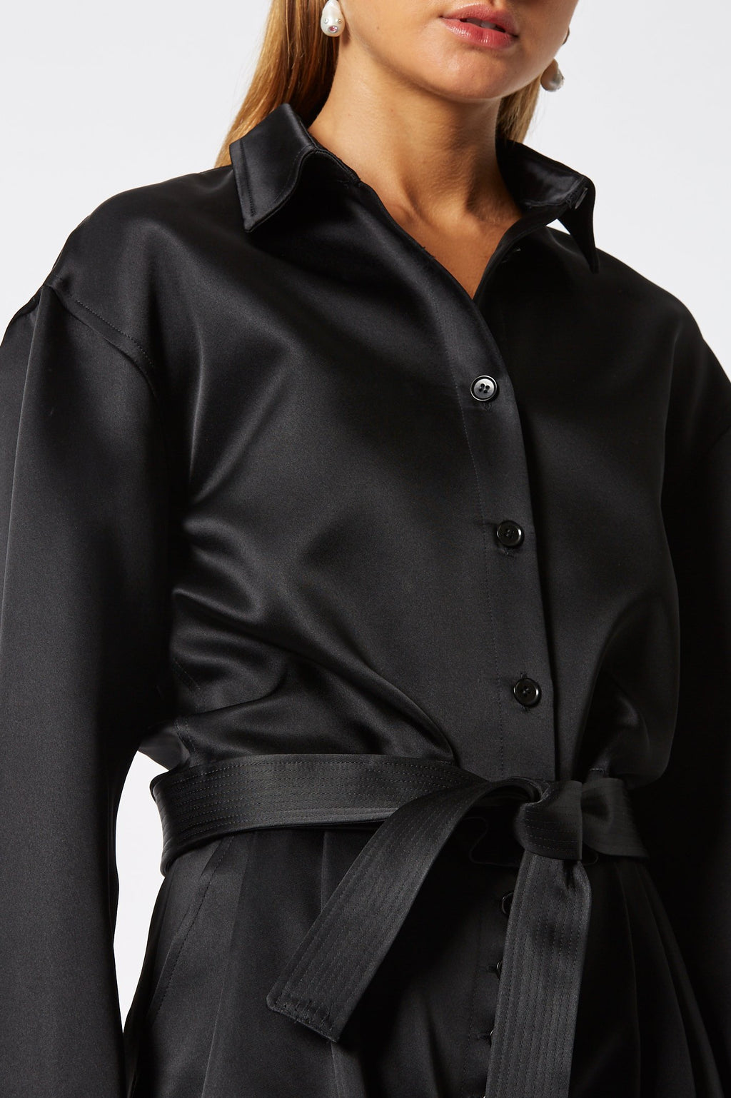 TECHNO SATIN SHIRT