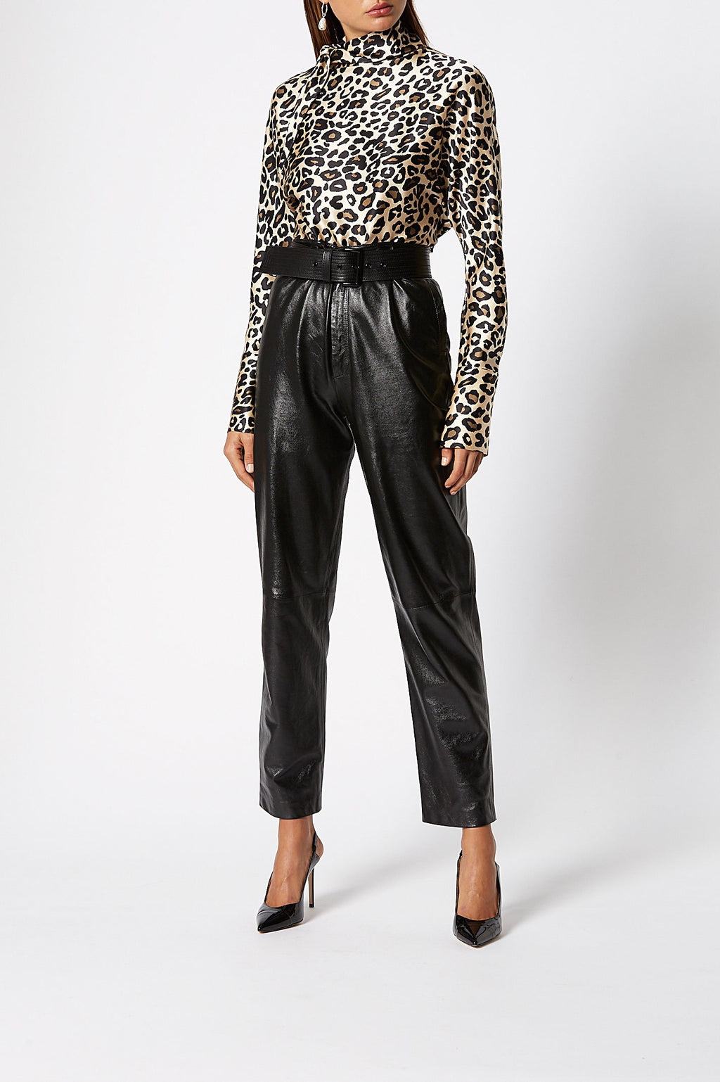 ANIMAL PRINT BLOUSE