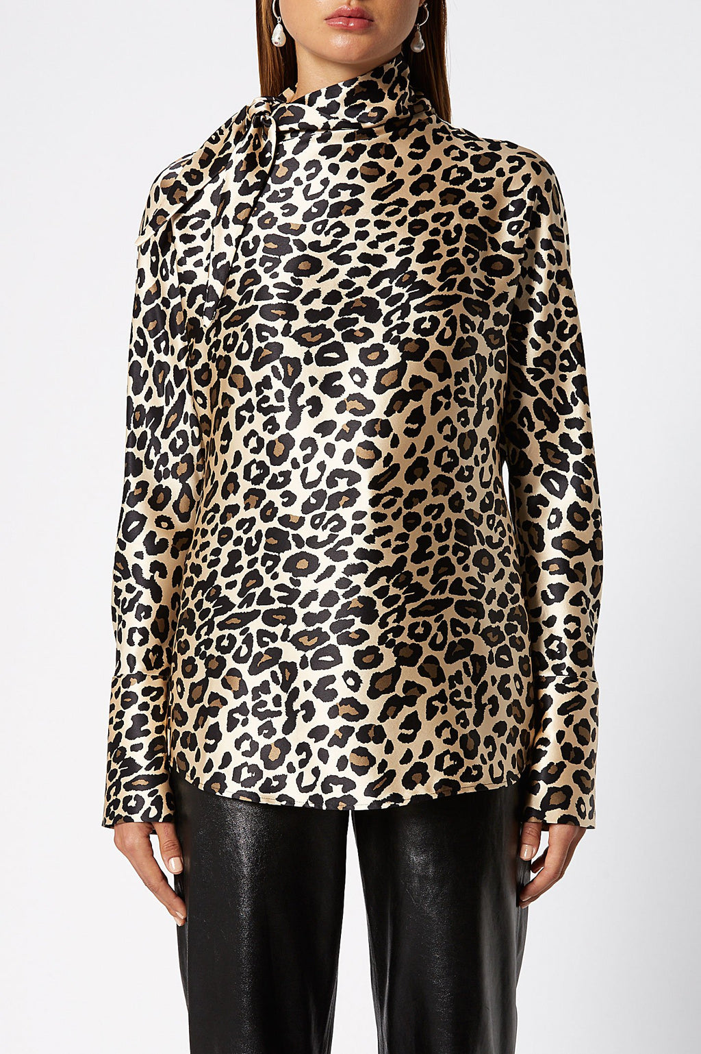 ANIMAL PRINT BLOUSE