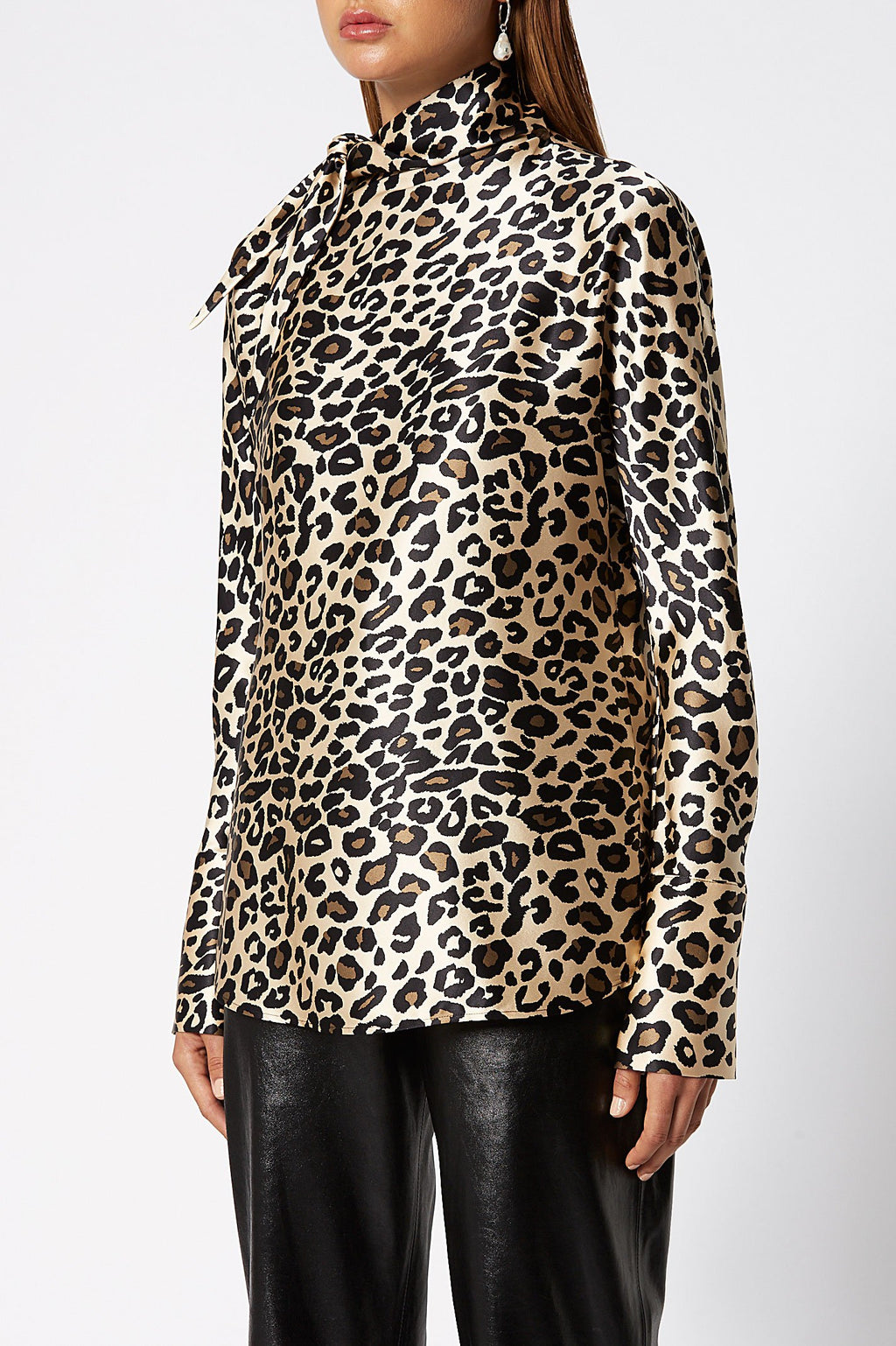 ANIMAL PRINT BLOUSE