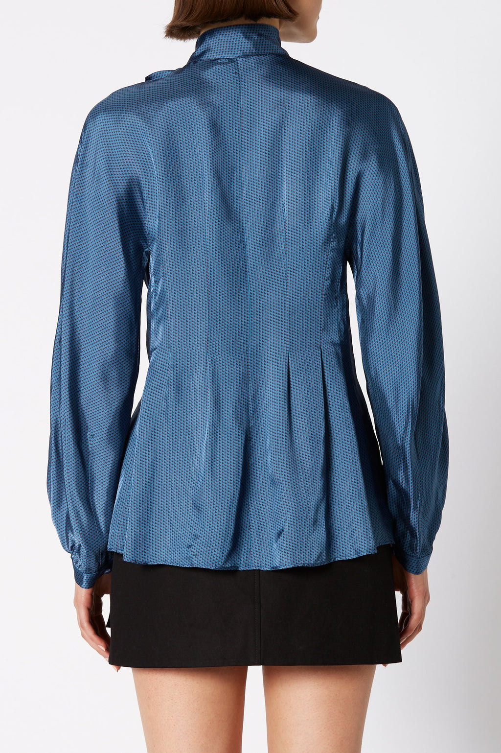 PRINTED TWILL BLOUSE