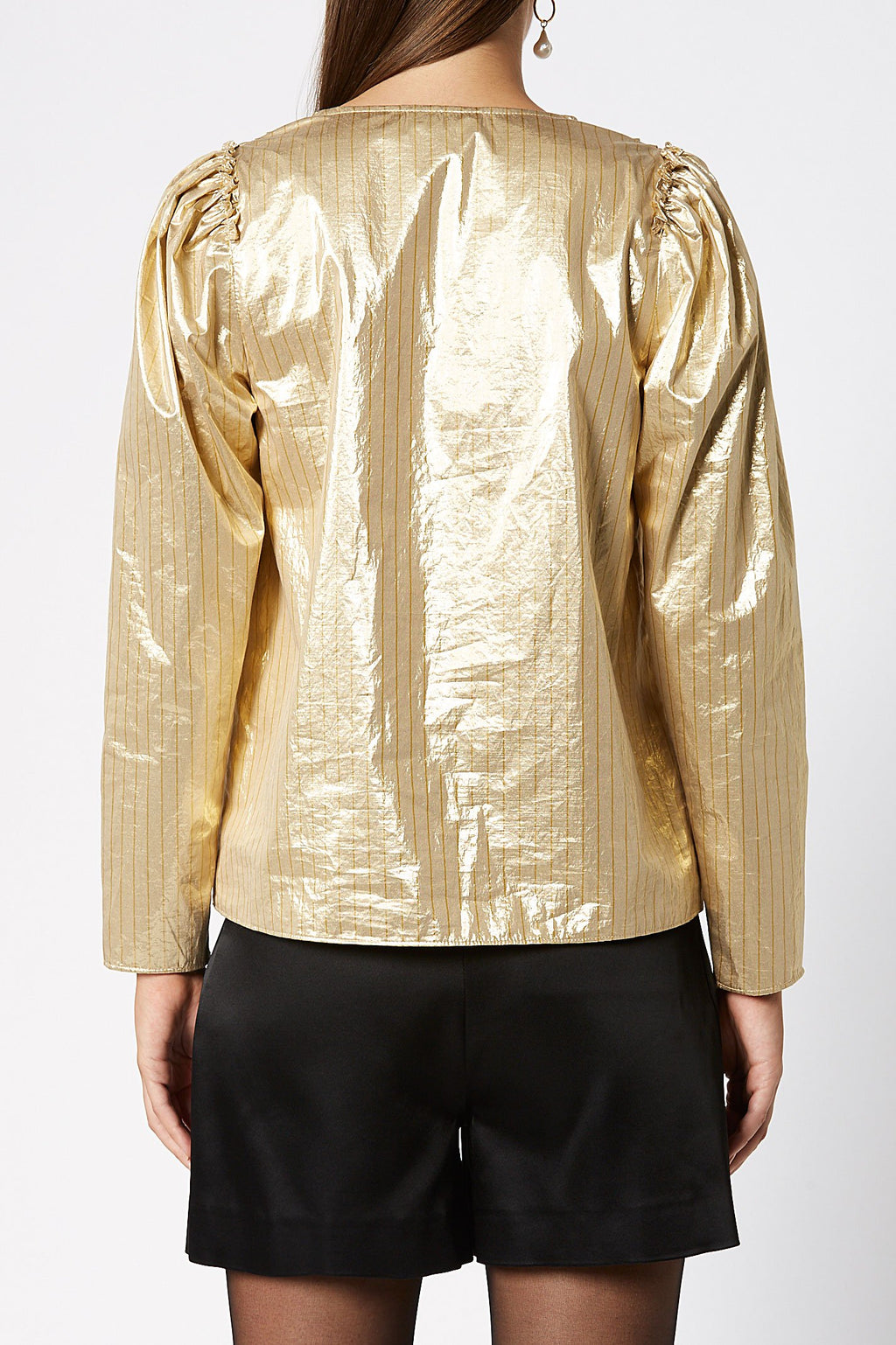 TINSEL STRIPE BLOUSE