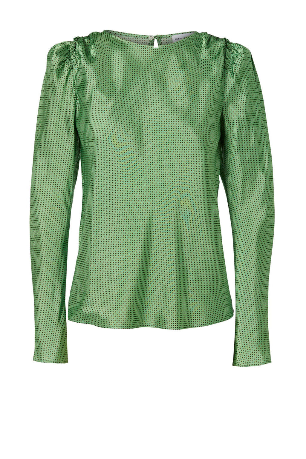 PRINTED TWILL BLOUSE