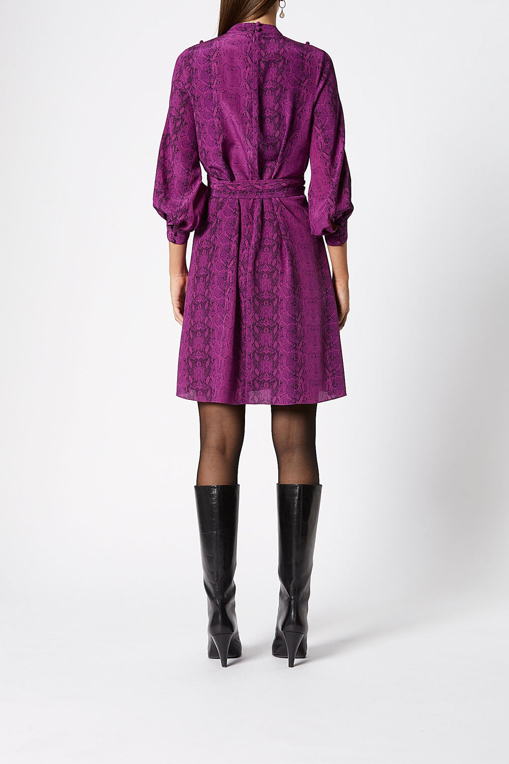 CDC REPTILE BUTTON SHLDR DRESS