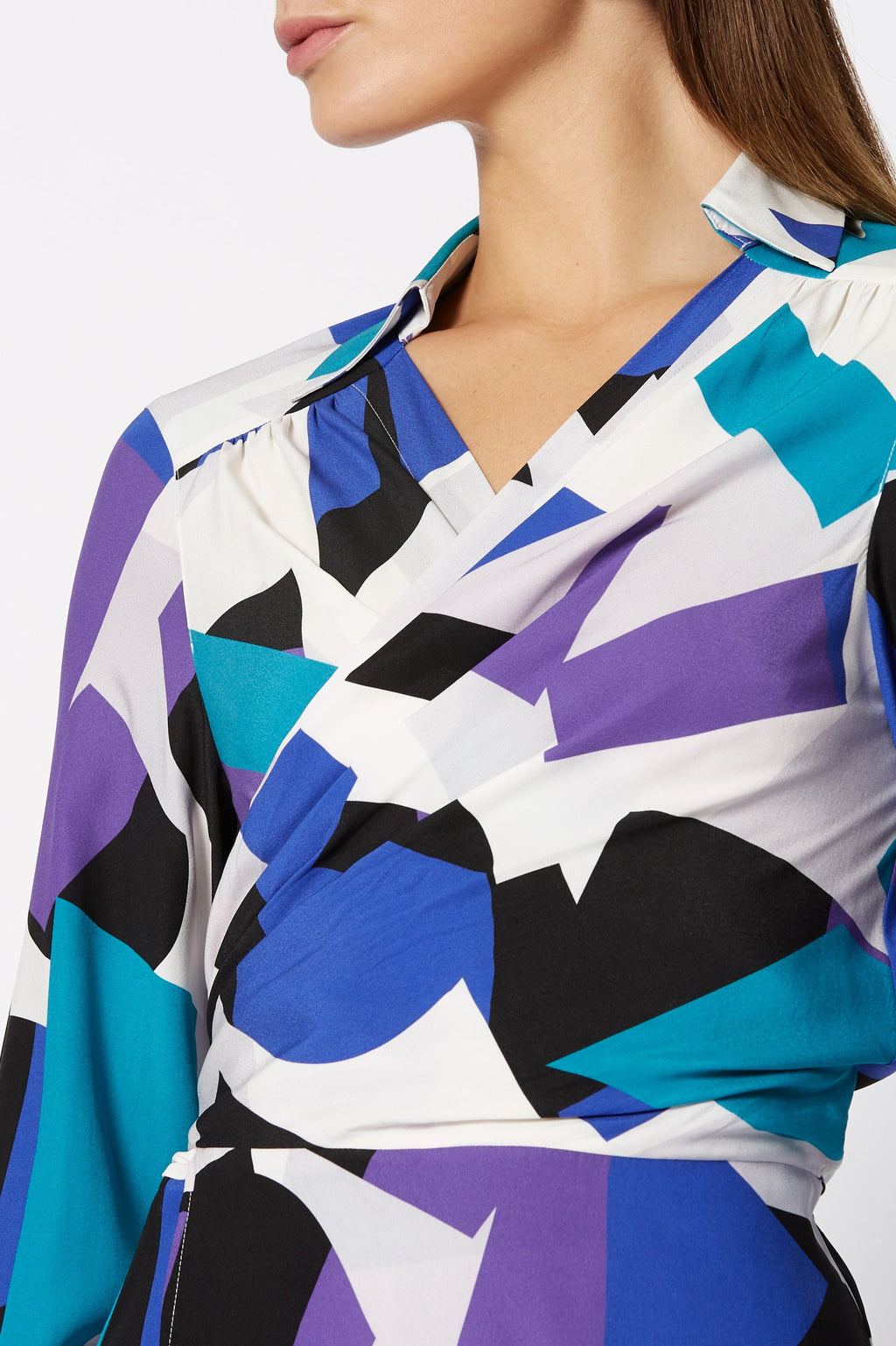 SILK BLOCK PRINT DRESS