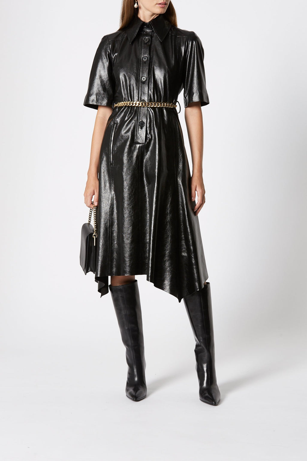 LEATHER DRESS