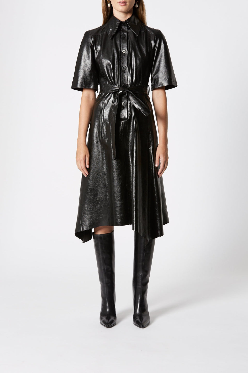 LEATHER DRESS