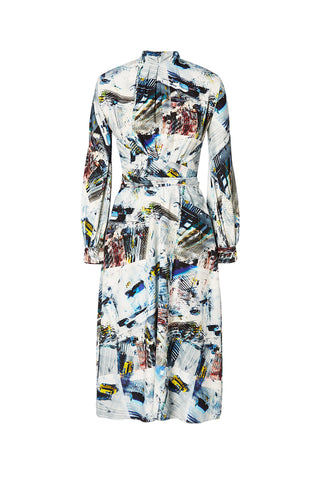 SILK VERTIGO DRESS