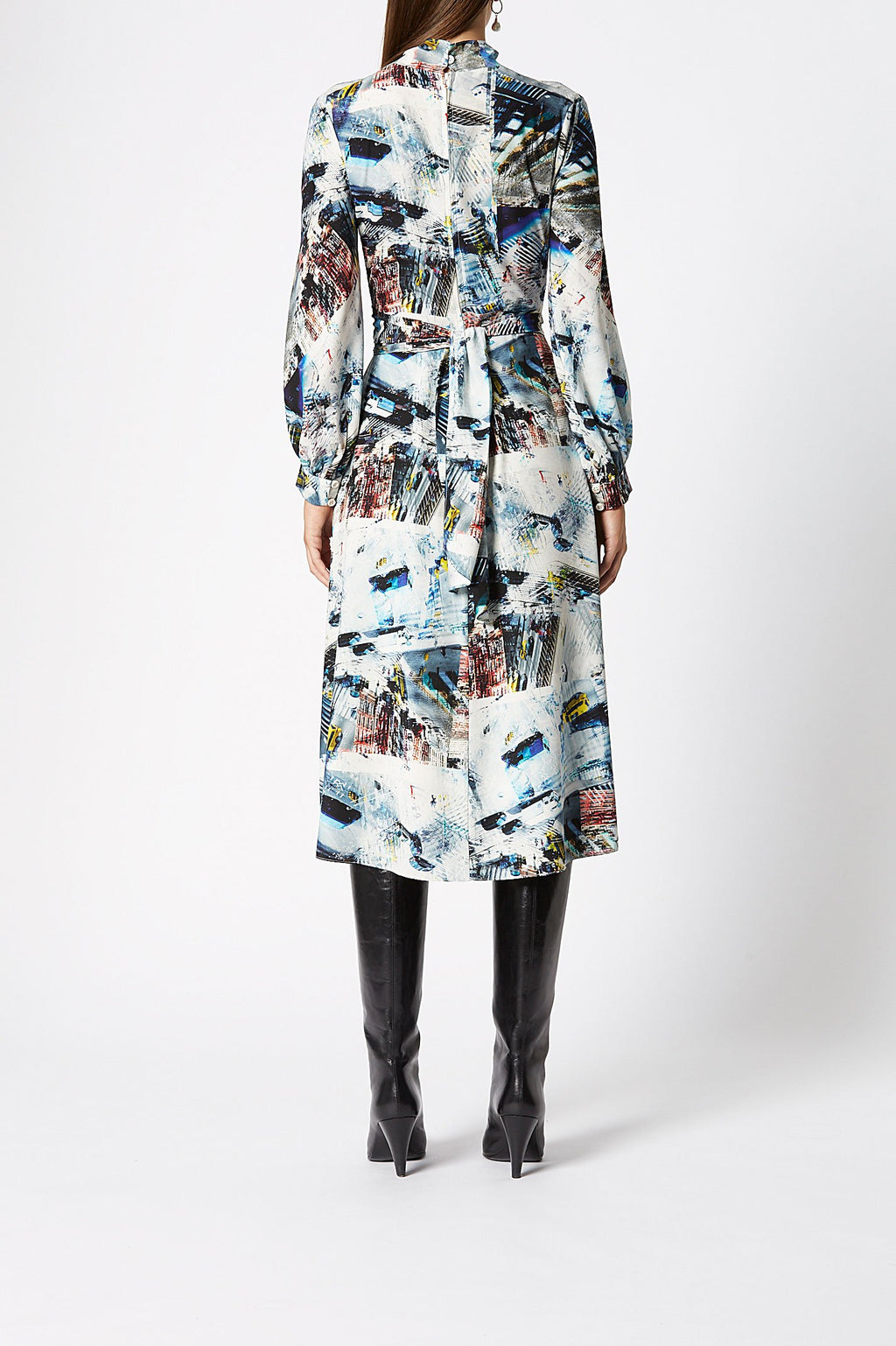 SILK VERTIGO DRESS
