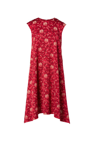 FLORAL JACQUARD DRESS
