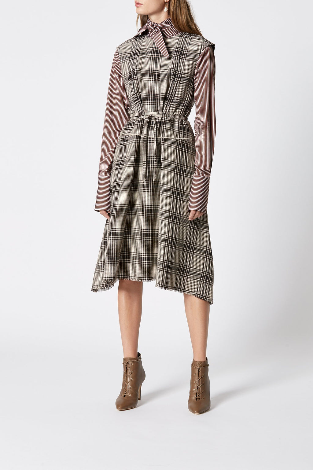 PLAID DRESS