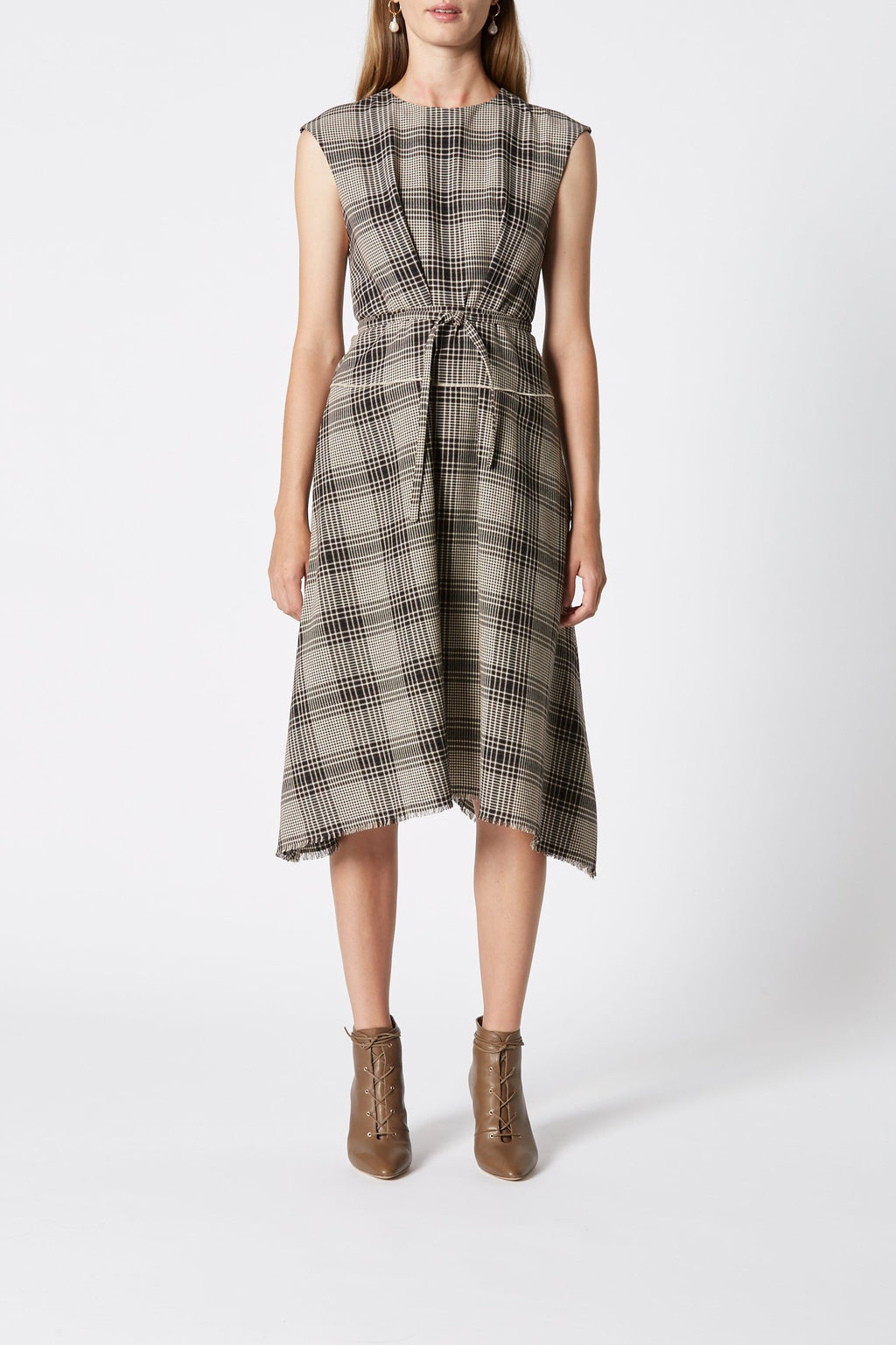 PLAID DRESS