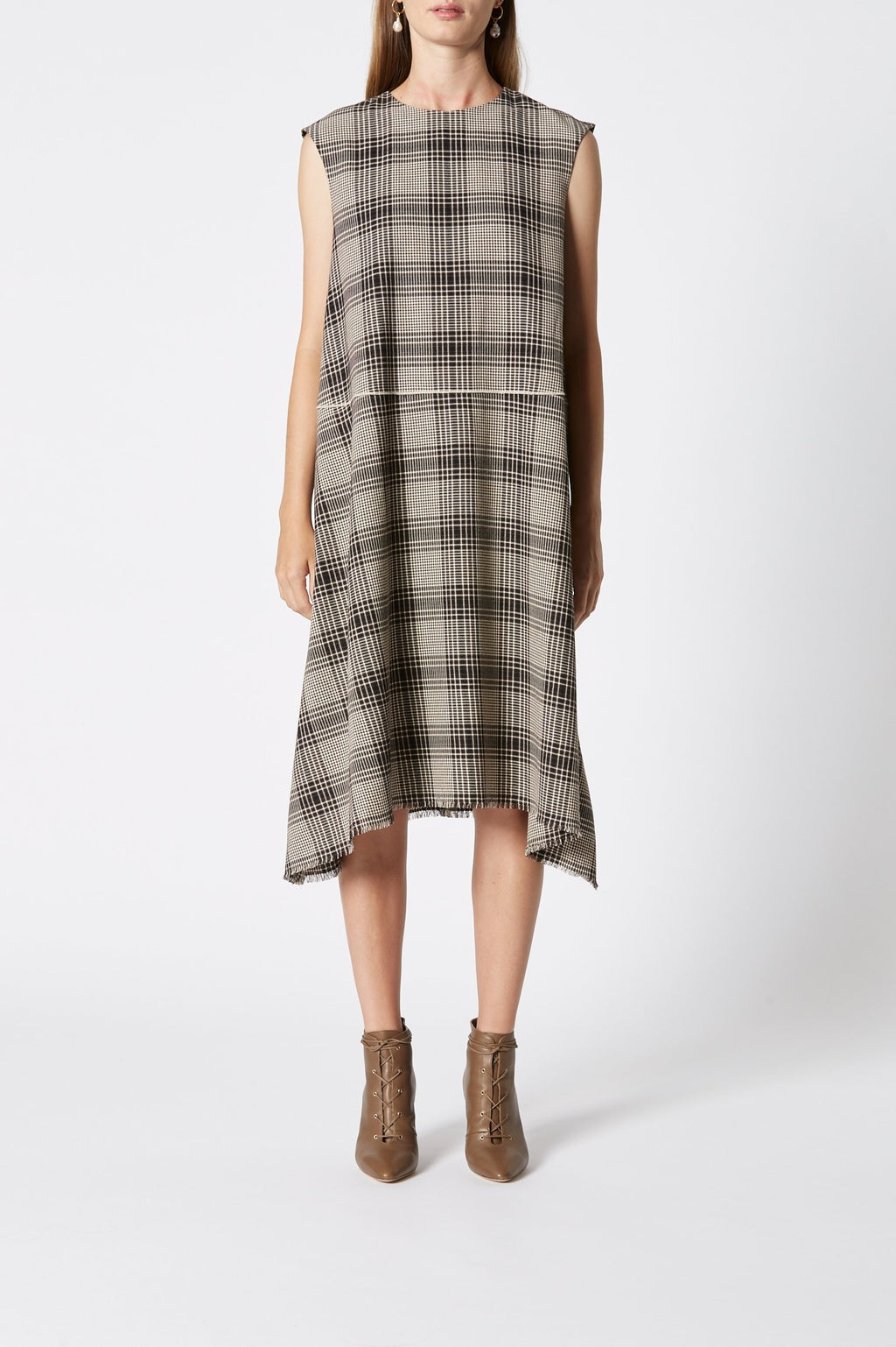 PLAID DRESS