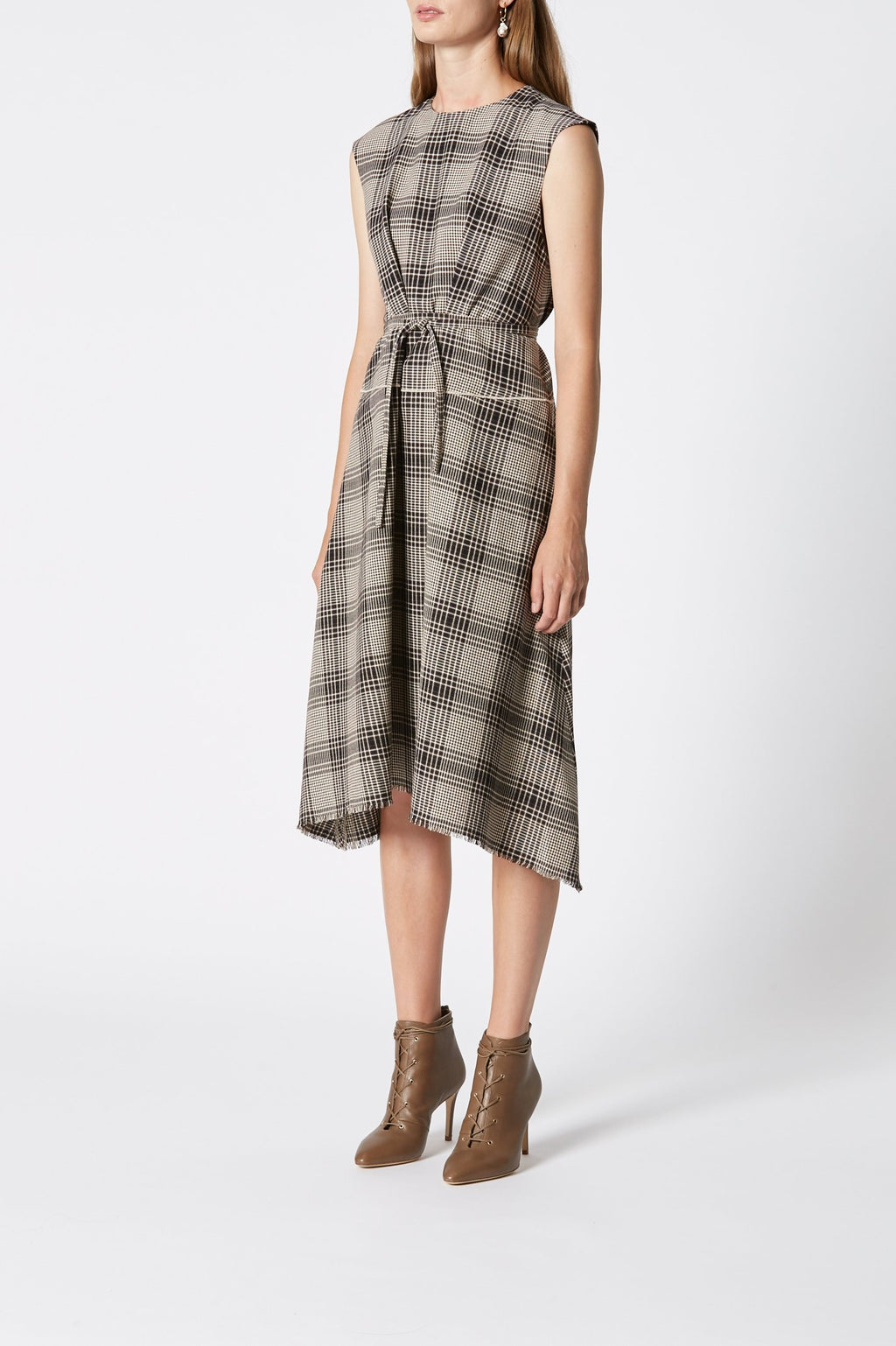 PLAID DRESS