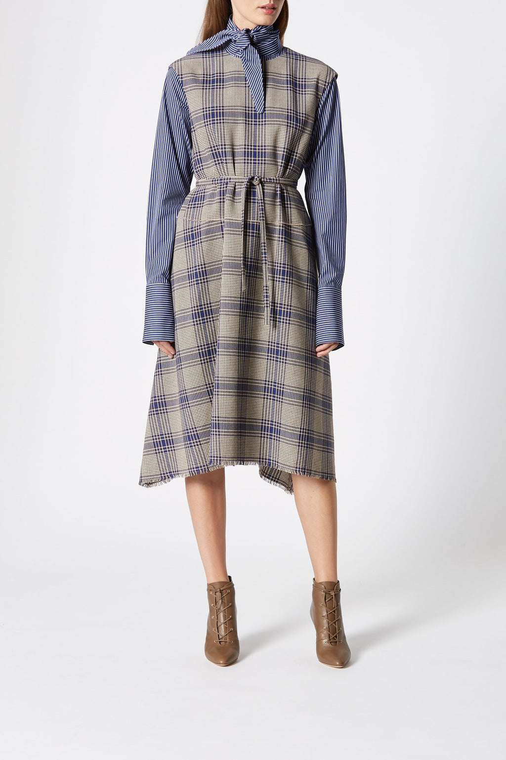 PLAID DRESS