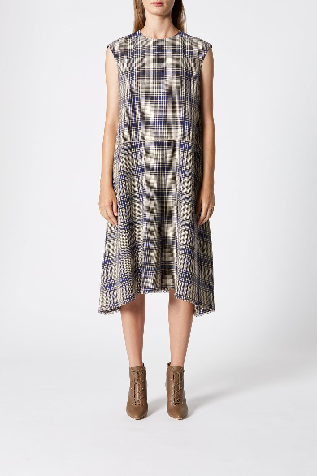 PLAID DRESS