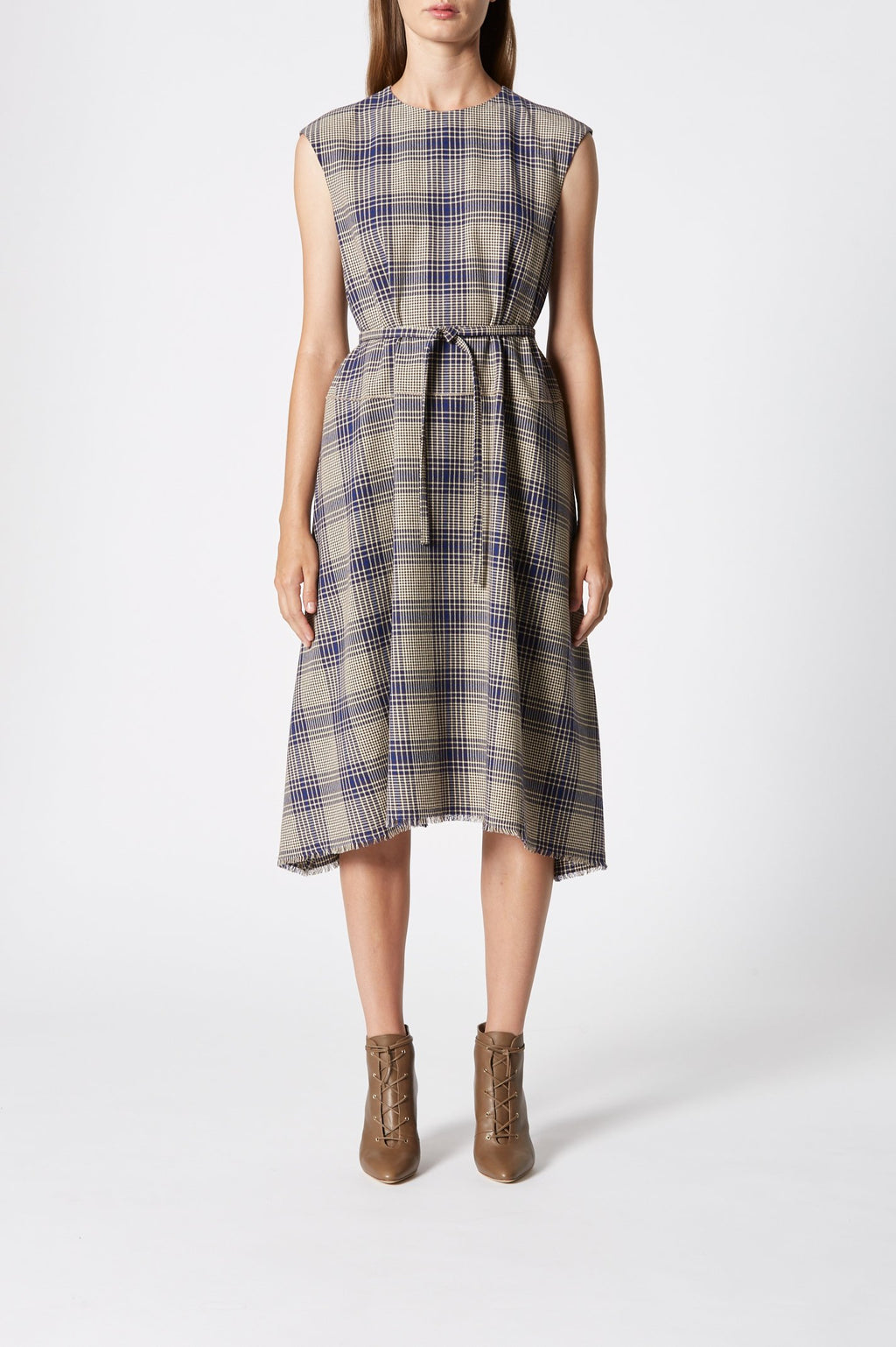PLAID DRESS