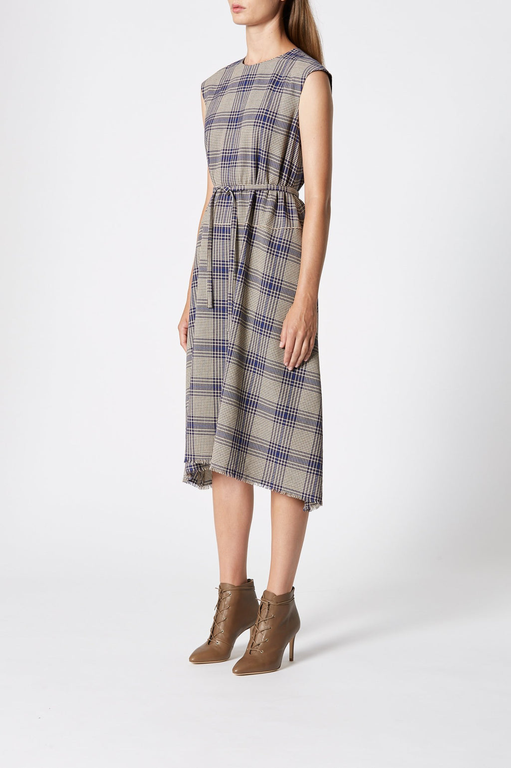 PLAID DRESS