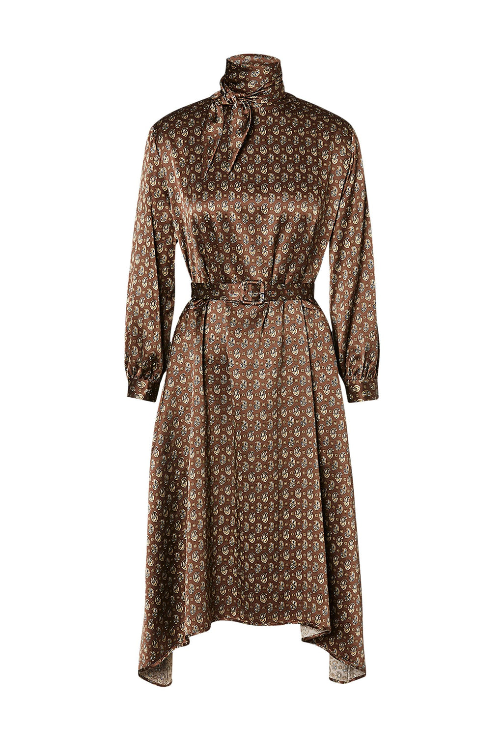 SATIN PRINT DRESS