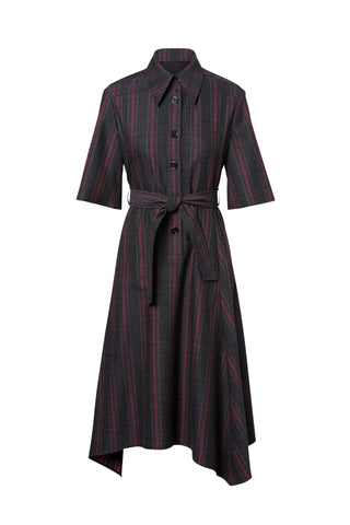 TAILORED STRIPE DRESS