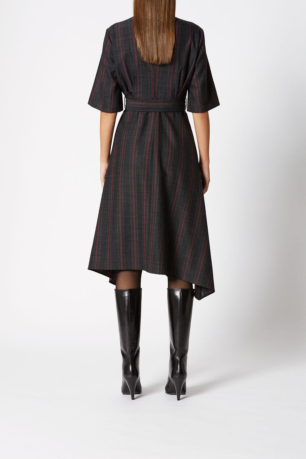 TAILORED STRIPE DRESS