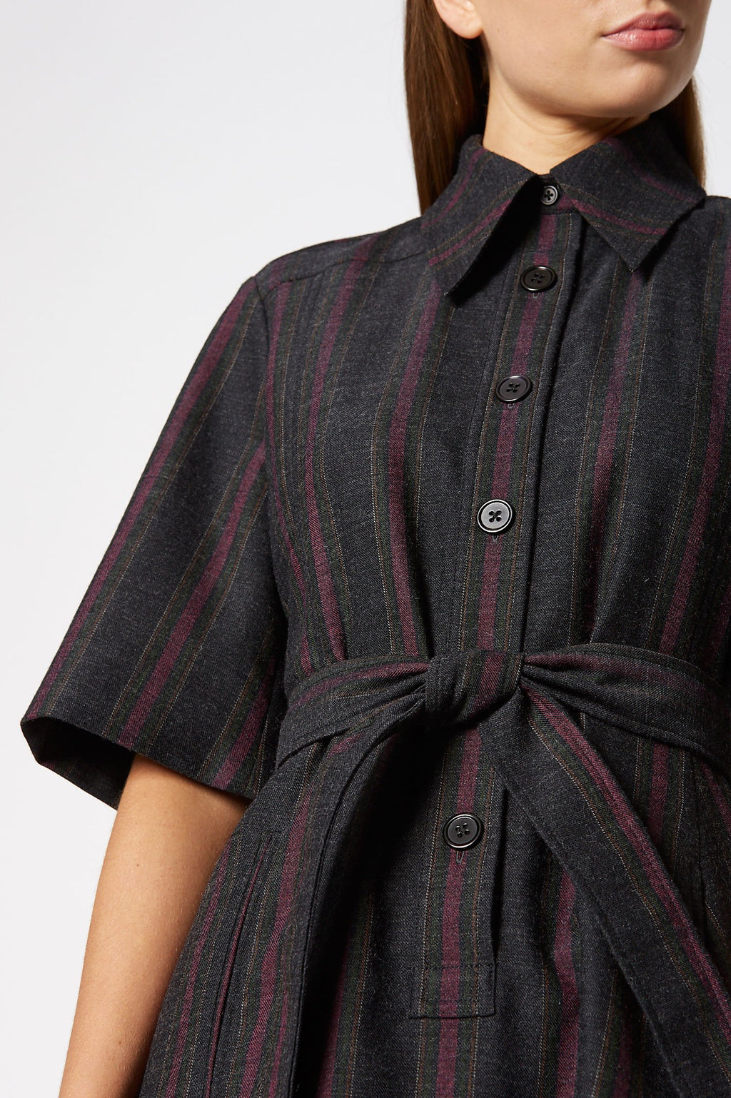 TAILORED STRIPE DRESS
