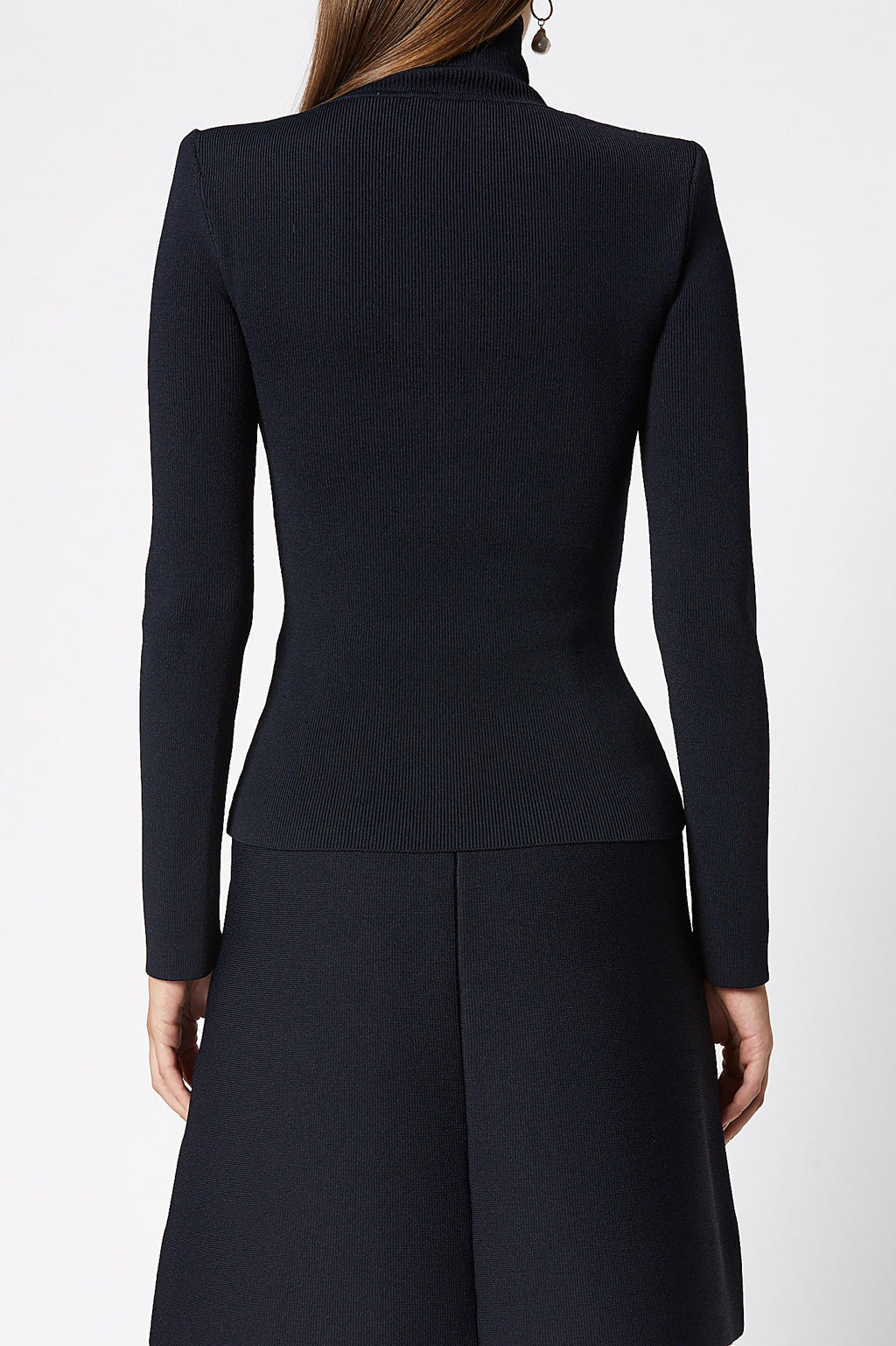 CREPE KNIT TAILORED POLO SWTR