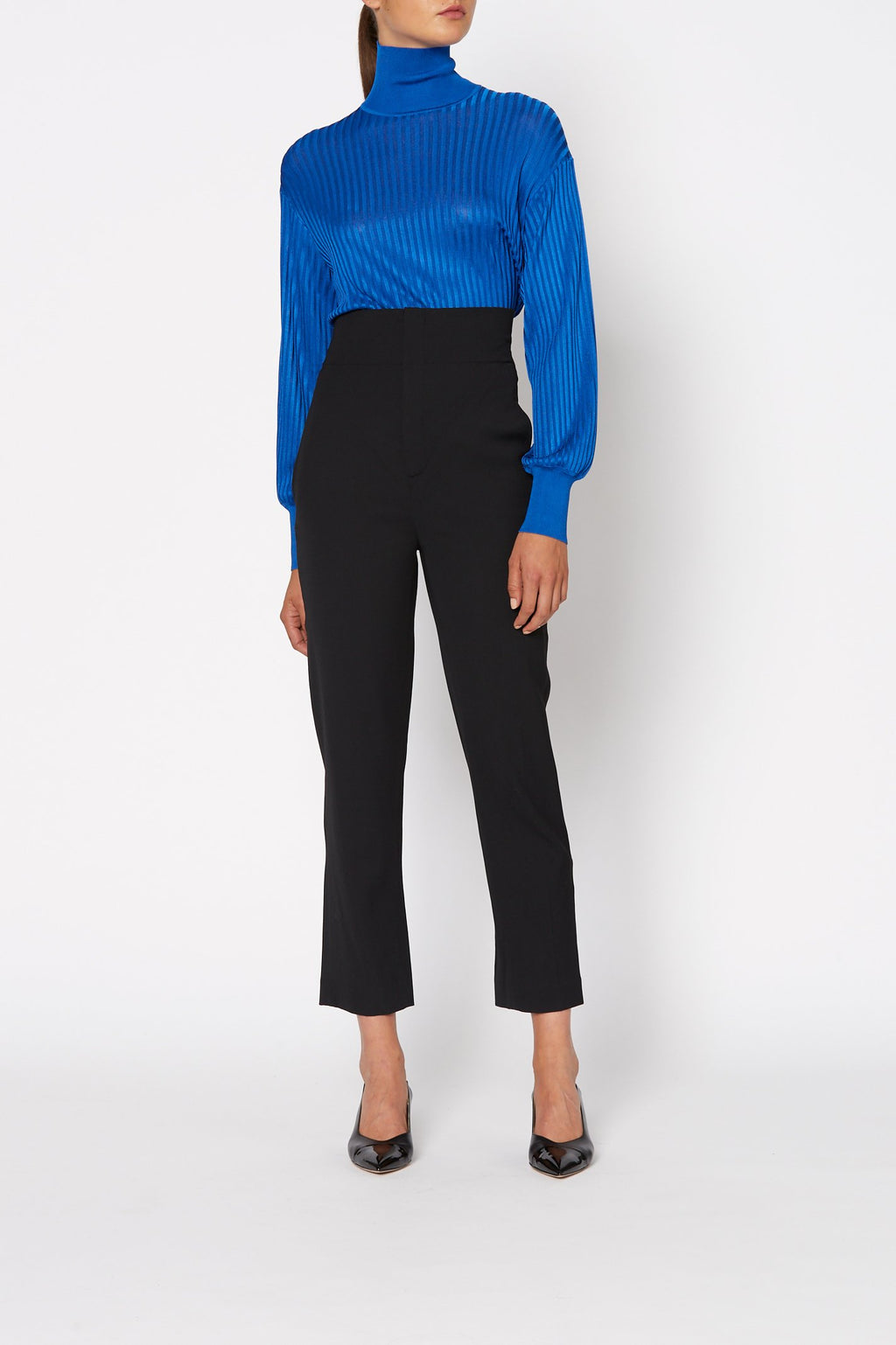 SATIN CREPE SWEATER 18