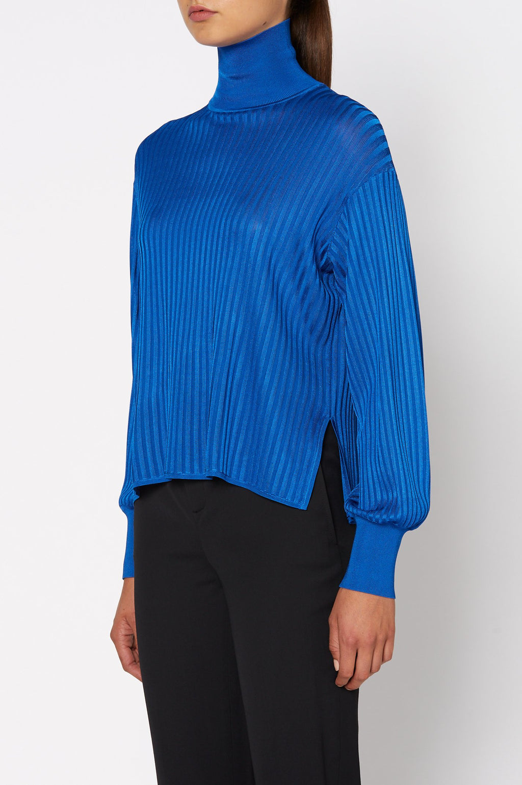 SATIN CREPE SWEATER 18