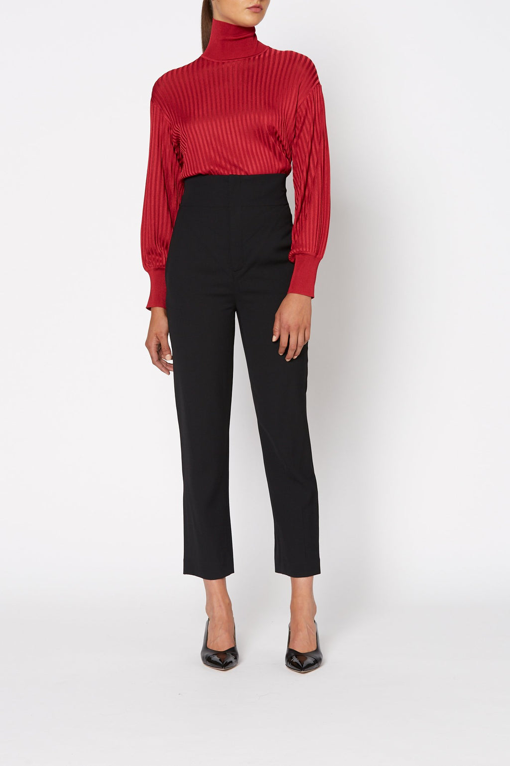 SATIN CREPE SWEATER 18