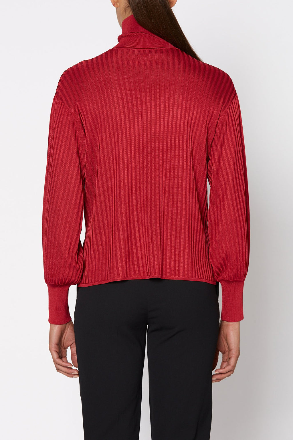 SATIN CREPE SWEATER 18