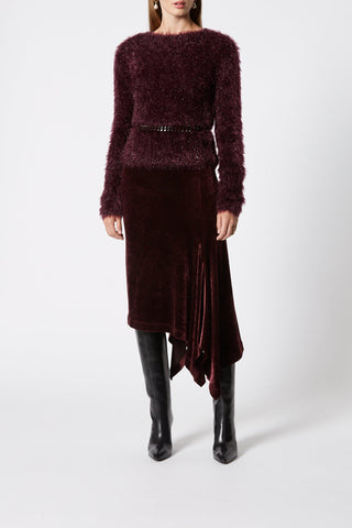 TINSEL VELVET SWEATER 3