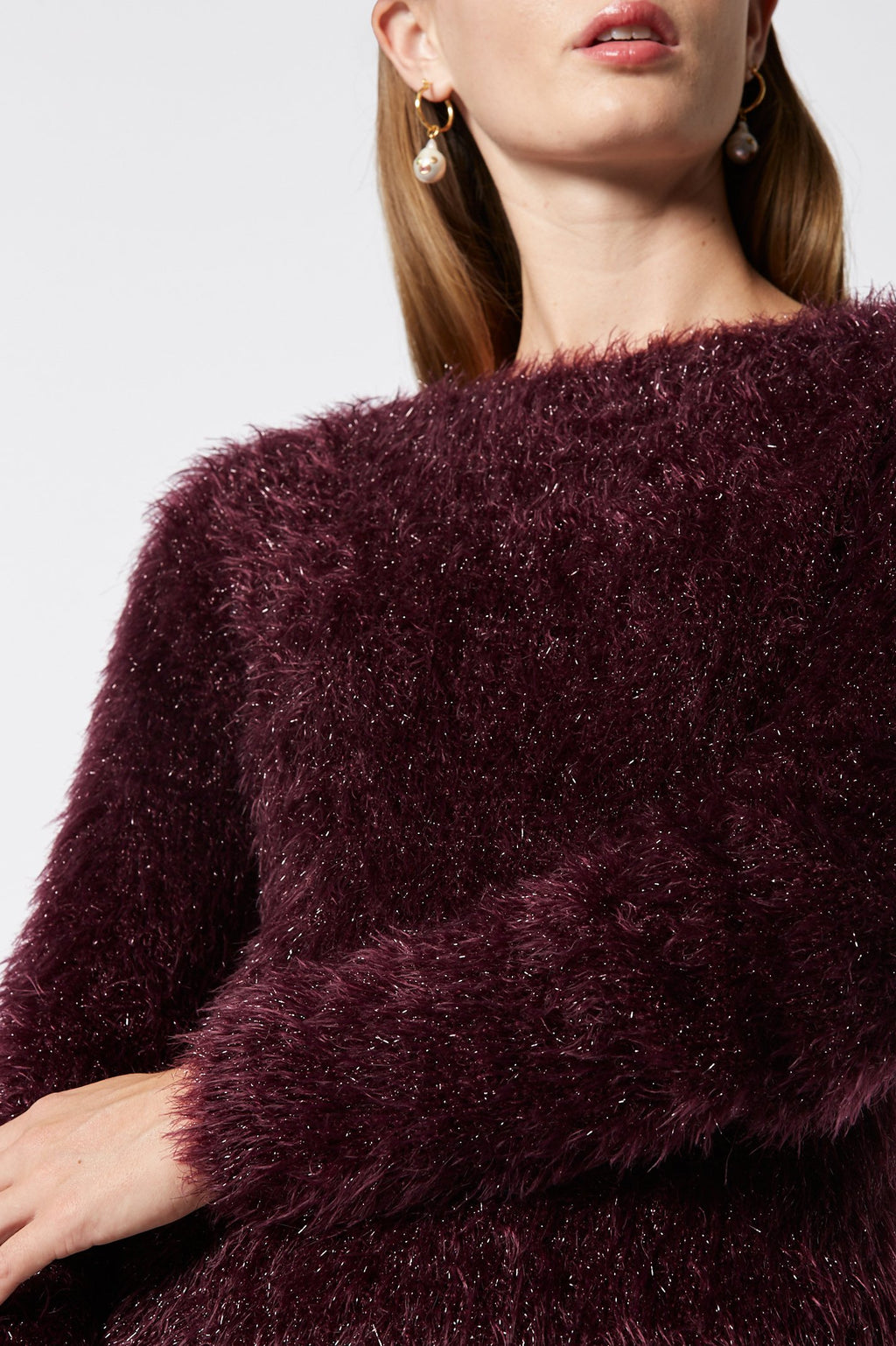 TINSEL VELVET SWEATER 3