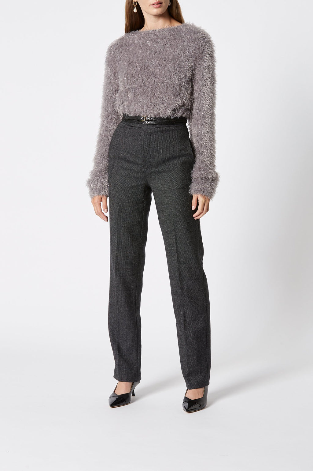 TINSEL VELVET SWEATER 3