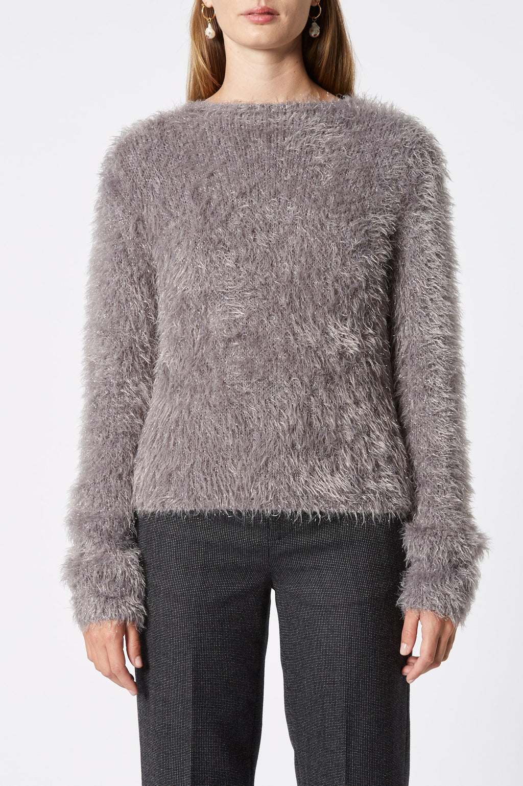TINSEL VELVET SWEATER 3