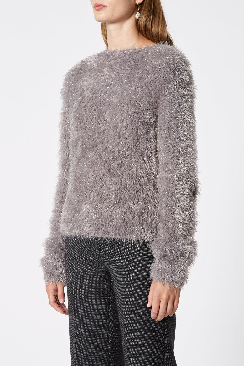 TINSEL VELVET SWEATER 3