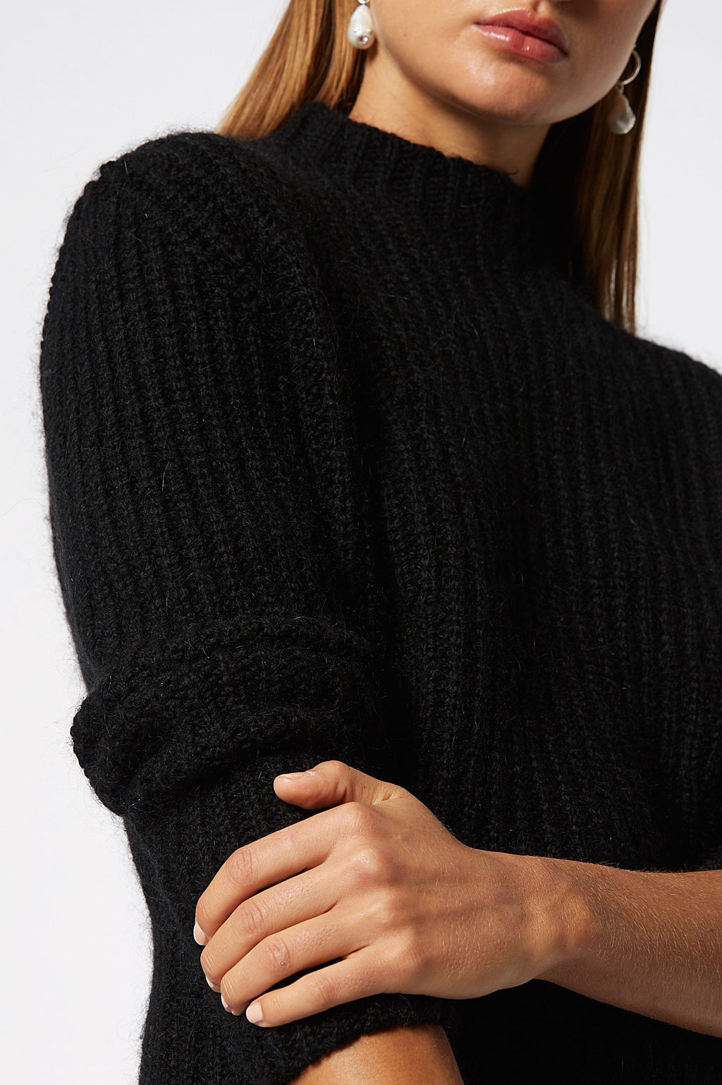 CROPPED RIB SWEATER 3