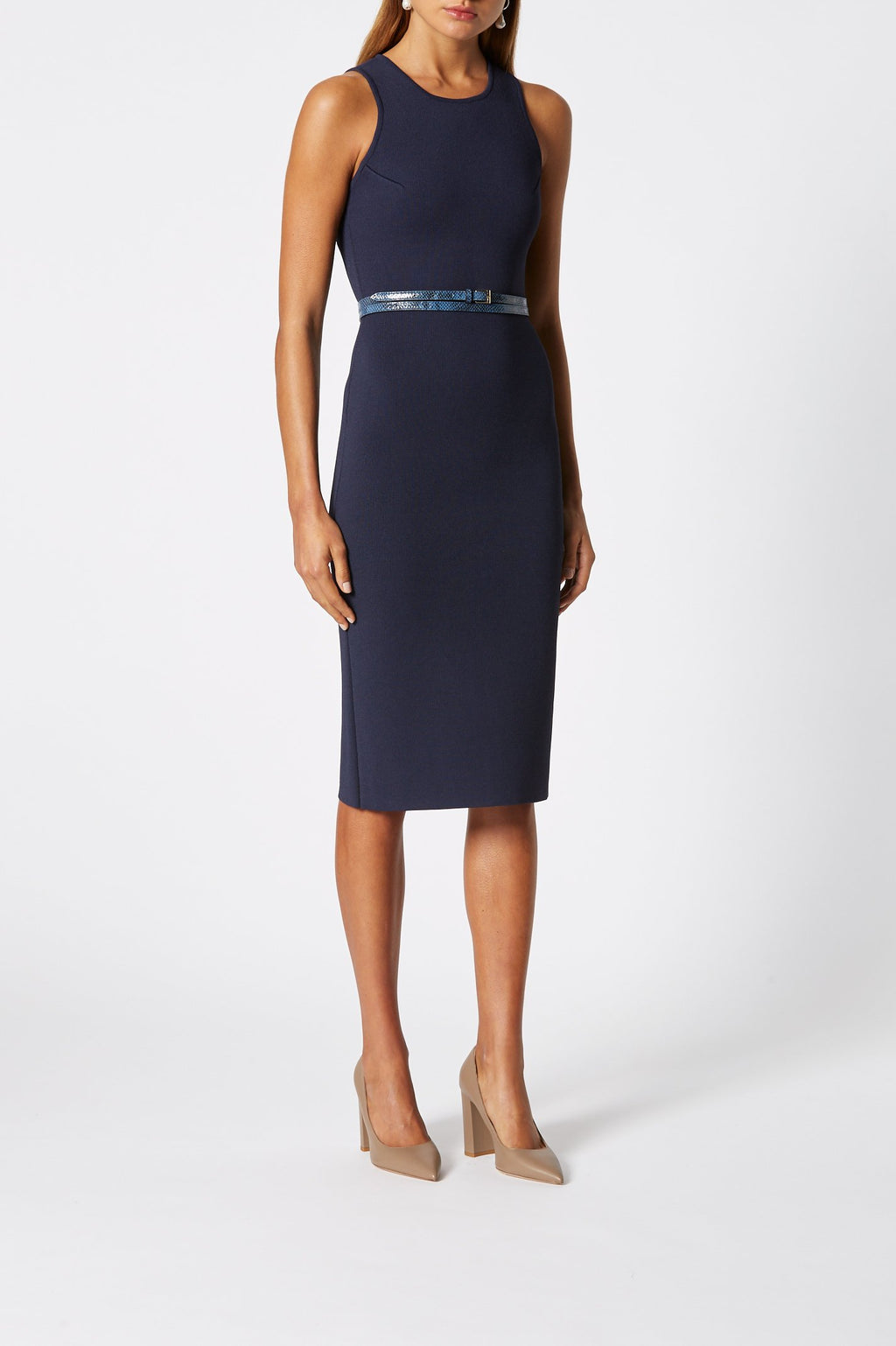 CREPE KNIT SCUBA DRESS